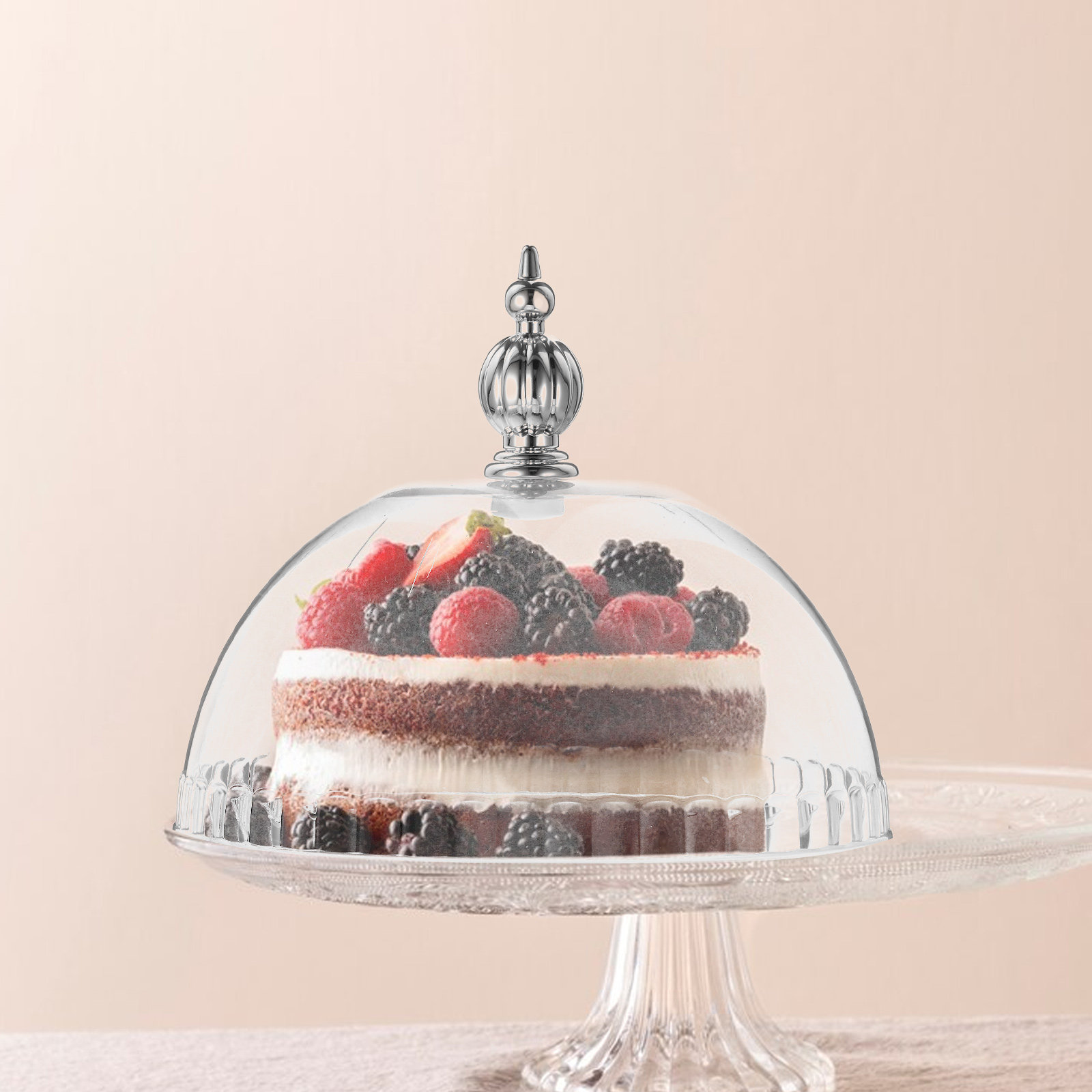 Clear Plastic Cake Dome Cover  - đánh giá và giá Plastic Dome Clear