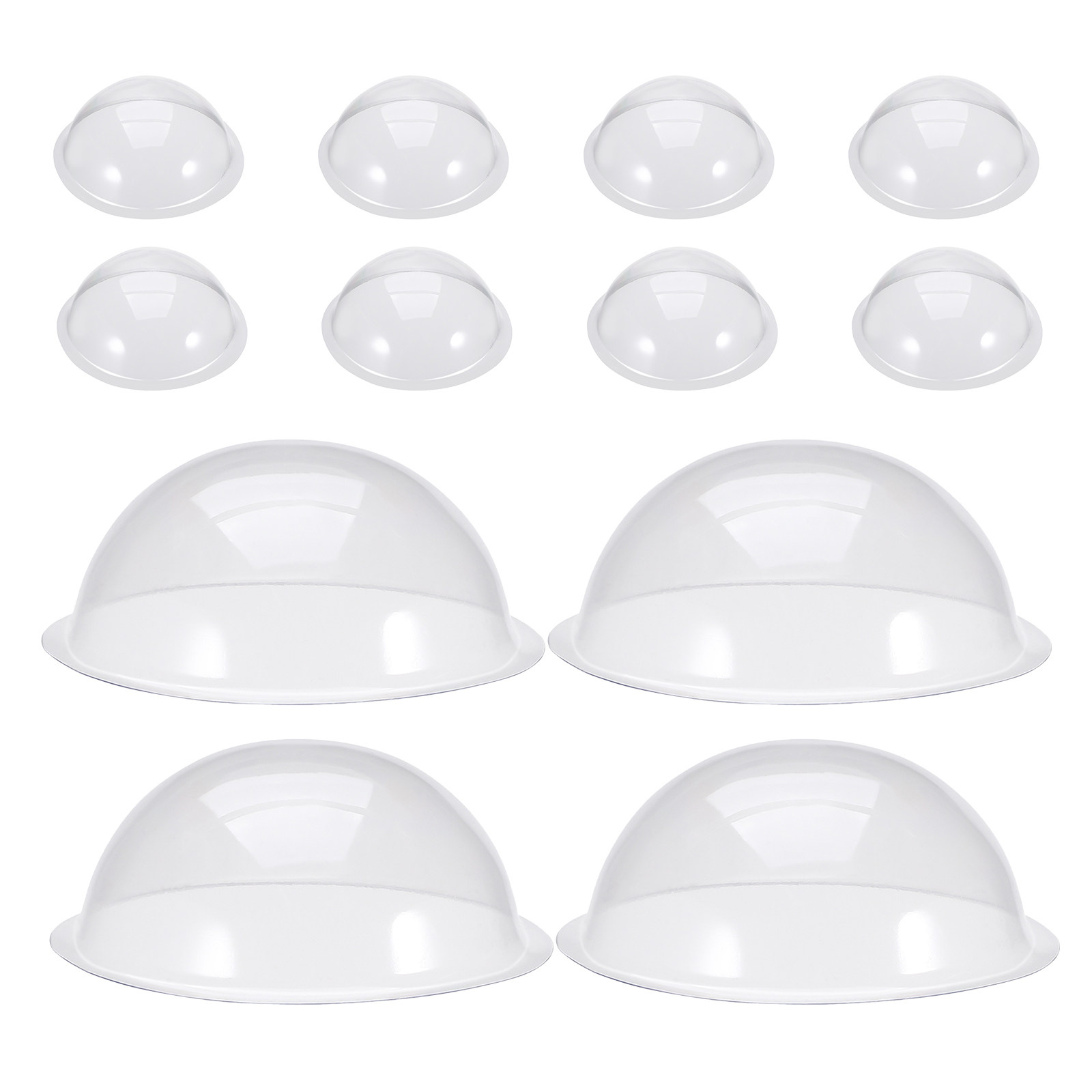 12Pcs Clear Fillable Plastic S - đánh giá và giá Plastic Dome Clear