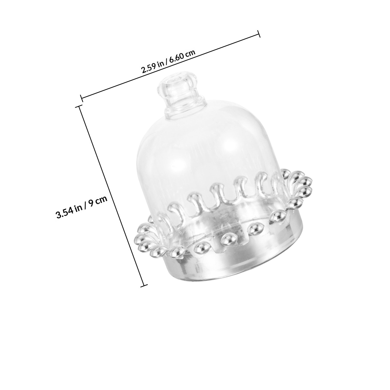 12Pcs Cake Stands Dome Cover T - đánh giá và giá Plastic Dome Clear