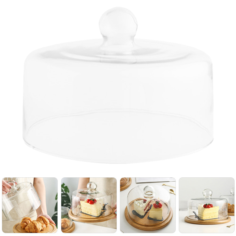 18Cm Transparent Glass Food Co - đánh giá và giá Plastic Dome Clear
