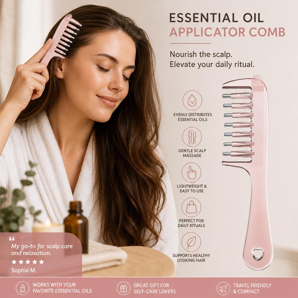 Hair Essential Oil Applicator  - đánh giá và giá Root Stimulator Liquid